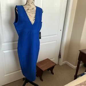 Royal Blue Bandage Dress